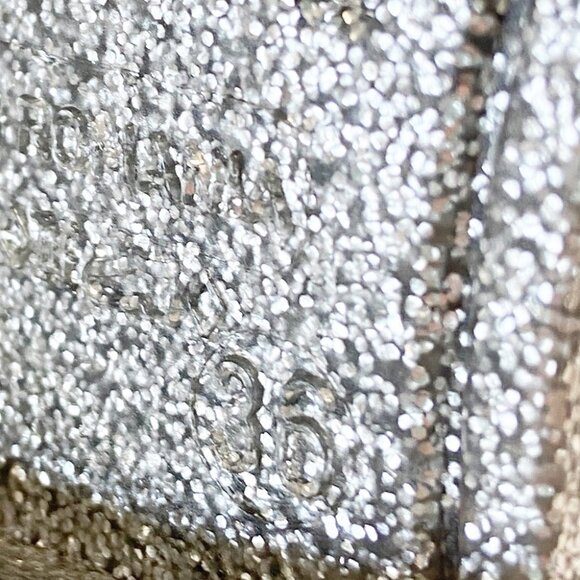New JW Anderson Chain Glitter Silver Ankle Boots - Picture 5 of 7